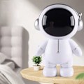 Pikkukuva 5 / 5: Astronautti Säästöpossu, Astronautti Malli Säästöpossu, Säilytysastia, Koriste, Huoneen Koristelu, Syntymäpäivä, Joulu, Uusivuosilahja (Hopea) Hopea