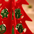 Miniatyrbilde 5 av 5: Julepynt DIY Juletre Tredimensjonalt Filt C