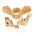Miniatyrbilde 3 av 5: 20 stk M4 Messing Sommerfugl Ingot Hornmutter Håndvridd