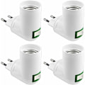 Pikkukuva 1 / 4: 4 kpl E27-kanta langattomalla kytkimellä, LED-lampunpidike, AC 230V