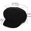 Miniatyrbillede 4 af 5: REMAKE Damer vinter varm beanie hæklet slouchy beanie strikkede beanies med