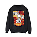 Miniatyrbillede 1 af 4: Looney Tunes Mænds Bugs Bunny Comic Nytårs Sweatshirt XXL Sort Sort XXL