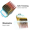 Miniatyrbild 3 av 3: TG 10-pack 1,5 mm-25 mm Hårklippargränskammar Frisörersättning Hårvårdssats Ersättning för Wahl Elektrisk Hårklippare