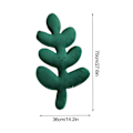 Miniatyrbilde 4 av 4: Monstera Blad Pute Dekorative Pute Tropisk Bladformet Pute Fløyel Blad Pute Planteformet