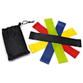 Miniatyrbild 2 av 5: TX 5-pack yogabälte, elastiskt fitness, motståndband,