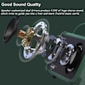 Miniatyrbilde 4 av 5: REMAKE Retro Bluetooth-høyttaler Mini Trådløs Høyttaler Utendørs Bærbar Bl
