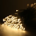 Miniatyrbillede 3 af 5: Fejelyse 10m 100 LED Batteridrevne Fejelyse til Indendørs Udendørs Jul Bryllup Fest Have Dekoration, Varmt Hvidt