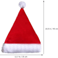 Miniatyrbillede 5 af 5: 2 stk. LED Lys Julemandshandsker Lys Op Julehat Voksen Fest Hat Klassisk Julehat Nytårsfest Dekoration