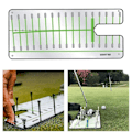Miniatyrbillede 4 af 4: Golf Putting Alignment Spejl Træningshjælp Træningshjælp Undervisningsudstyr Spejle Positur Korrektor Til O