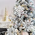 Miniatyrbild 4 av 4: REMAKE 6-pack Stora Vita Snöflingor Dekorationer Stora Plast Glittrande Snöflinga för Vinter Inomhus Utomhus Julgran Fönster Rum Dekorationer Jätte