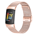 Miniatyrbilde 2 av 6: Fitbit Charge 5 armbånd rustfritt stål Rosegull