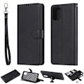 Miniatyrbillede 1 af 3: Samsung Galaxy A71 - 2i1 Magnetisk Etui / Wallet Case - Sort