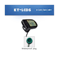 Miniatyrbillede 4 af 5: Ebike KT-LCD5 Display 24v36v48v72v 5-polet / Vandtæt Kontaktdisplay til Elcykel Intelli Sort