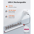Miniatyrbild 5 av 5: USB Laddningsbar LED-Stripljus för Kök 3600mah 40cm Dimbar Rörelsesensor Skåps-LED-Ljus med Laddningsbart Batteri Trådlös Drift PIR