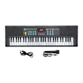 Miniatyrbilde 3 av 5: REMAKE Keyboard Piano Instrument 61 Taster Elektrisk Digital Multifunksjonell med Mikrofon MQ6186