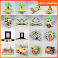 Miniatyrbillede 3 af 4: 32 stk T042 Heaven Portal Minecraft Magnetiske Byggeklodser Stabelbare Minifigur Legetøj Magnet Cube World Set Legetøj