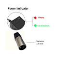 Miniatyrbillede 5 af 5: REMAKE 36V 1,5A 3-polet XLR Blybatteri Cykeloplader Elektrisk Scooter E-cykel Kørestolsoplader US