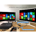 Miniatyrbilde 5 av 5: INF HDMI splitter 1x2 for 2 skjermer 3D/4K/1080p