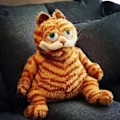Miniatyrbild 1 av 5: 11.81 tum Stor Rolig Ful Fet Katt Plyschleksak - Perfekt Födelsedagspresent