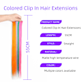 Miniatyrbillede 2 af 4: 10 stk Clip in Hair Extensions