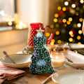 Miniatyrbild 4 av 5: Succulent Julgran, Juldekoration för inomhusbord, Julgranshartsborddekorationer