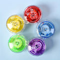 Miniatyrbild 4 av 5: Luminous Yo-yo-bollar (pcs) - Ljusa färger, lätta att spela med - Färgglad variation till jul