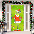 Miniatyrbild 2 av 4: Juldörröverdrag Merry Grinchmas Font Veranda Skylt Vinter Nyår Juldekorationer Och Tillbehör För Hemfest