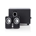 Pikkukuva 1 / 5: REMAKE Nedis PC-kaiuttimet | 2.1 | 33 W | 3,5 mm uros | USB-virta | Äänenvoimakkuuden säätö