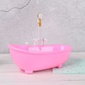Miniatyrbild 3 av 5: Leksaksbadkar för dockor, Babydocka Riktigt Arbetande Badset Elektriskt Badkar