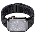 Miniatyrbillede 3 af 3: Starlight Nylon Flettet Urrem til Apple Watch Sort