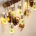 Miniatyrbillede 3 af 5: Julepynt - LED batterikasse til juleaften KLB