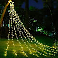 Pikkukuva 3 / 5: Joulukoriste Ulkokäyttöön Tähti Valojuova, 16.4ft Joulukuusi Valo 198 LED 14\" Valoisa Tähti Jouluun ja Uuteen Vuoteen