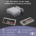 Miniatyrbillede 4 af 5: REMAKE PlayStation 1 Spilkonsoll Mini Videospilkonsoller Spil med 620 spil