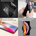 Miniatyrbild 4 av 5: Privacy dubbel magnetiskt fodral iphone 16 silver silver