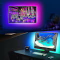 Miniatyrbilde 4 av 5: REMAKE Ambilight USB LED-stripebånd Datamaskin PC Drømmeskjerm Baklys (Størrelse: 5m)