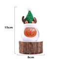 Miniatyrbild 3 av 4: Jultomte Bollpynt Julhängande boll med lampor Julgranspynt