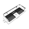 Miniatyrbillede 2 af 5: INF Brusehylde ABS 32x12 cm Sort/Hvid