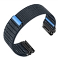 Miniatyrbillede 4 af 4: Nylon urrem til Garmin Fenix 8/567X/pro/Epix 935/965 Mørkeblå