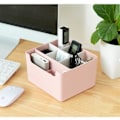 Miniatyrbillede 4 af 4: Skrivebords Papir Organizer Makeup Opbevaringsboks Kosmetikbeholder Plastikbokse til Opbevaring