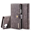 Miniatyrbillede 1 af 3: iPhone 11 - DG.MING - Wallet Case/Magnetisk Cover - Grå Grå