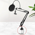 Miniatyrbillede 5 af 5: Heavy Duty Metal Bordklemme Beslag Klemme til Mikrofonophæng Saksarm