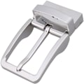 Miniatyrbillede 1 af 5: Udskiftelig Metal Vendbar Bæltespænde Til Mænd Antik Rektangulær Stift Spænde (Sølv) B