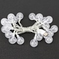 Miniatyrbilde 3 av 5: 2m 20LED USB-drevet metallstrenglysdekorasjonslampe for hus, gård, jul, festival, varm hvit