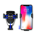 Miniatyrbillede 2 af 5: Universal Trådløs Biloplader Mobiloplader Holder QI sort