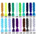 Miniatyrbild 3 av 3: Jumbo braids, Ombre braids, Rasta braids - 30 färger PastelBlue