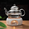 Miniatyrbild 5 av 5: Keramisk tekanna värmare bas Tea heater isoleringsbas