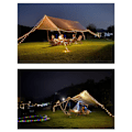 Miniatyrbillede 4 af 5: LED stjernelanterner 5 meter 50 lys, festlig, jul, fest, dekorative lys batteridrevet