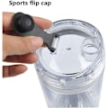 Miniatyrbild 4 av 5: Mixerflaska Hög Effekt Protein Shaker 600ML Återfyllningsbar mixerflaska 600ML Bärbar Shaker Frukt smoothies