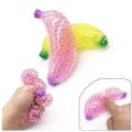 Miniatyrbillede 1 af 5: 2-pak Frugt Banan Anti Stress Bold Fidget Legetøj CE Certificeret