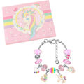 Miniatyrbilde 5 av 5: Julekalender 2023 DIY Unicorn Armbåndsett For Jenter